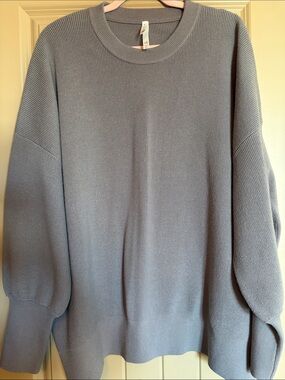 Lu La Roe Cozy Collection ladies  Sweater  Size 1x grey